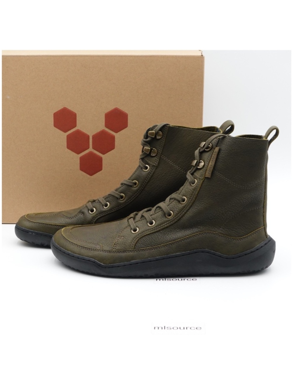 NEW Women's Vivobarefoot Gobi Leather Barefoot Boots 203431-08 Green